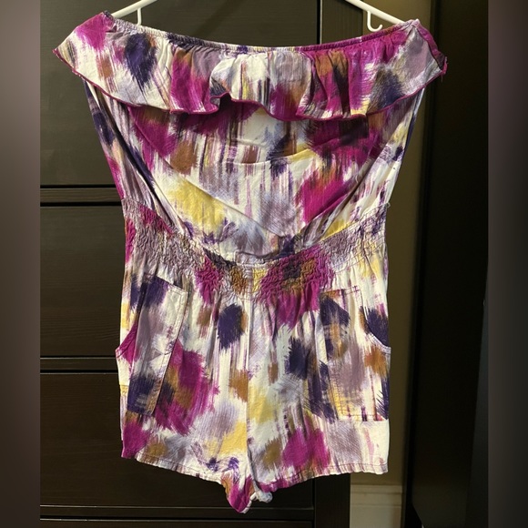 FOREVER 21 Sleeveless Colorful Romper - Large - Picture 4 of 4